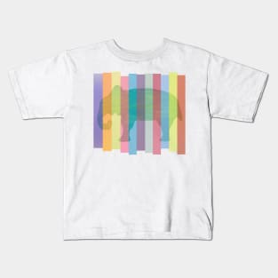 Color Elephant Kids T-Shirt